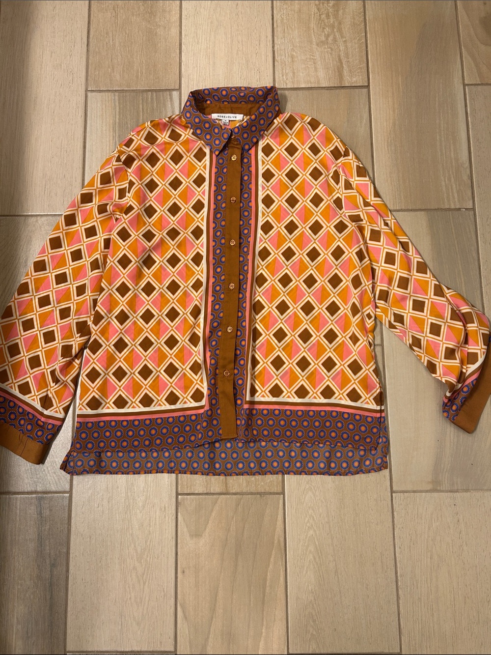 Rose and Olive woman’s blouse size Medium
